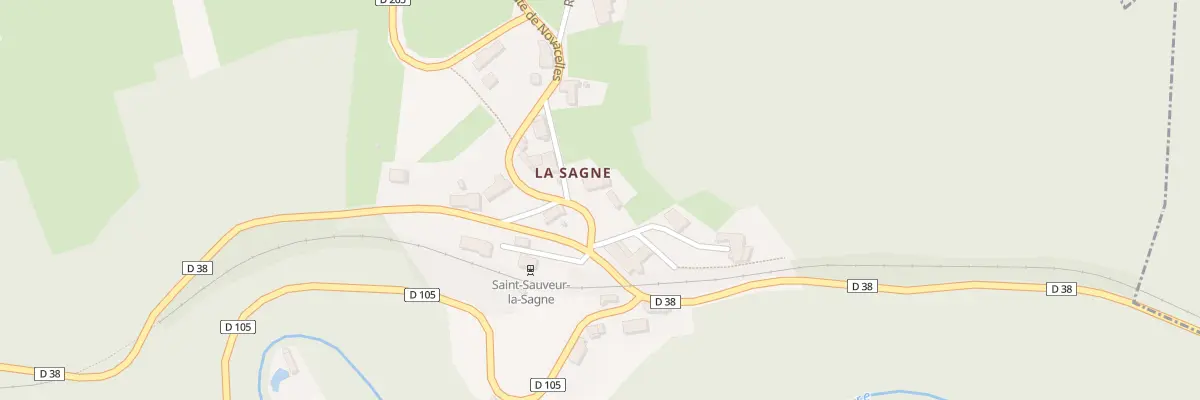 Plan du 5077 La Sagne à Saint-Sauveur-la-Sagne