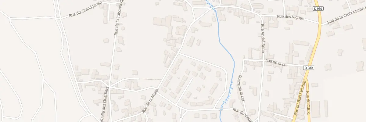 Plan du 3 Rue de la Motte à Verneuil