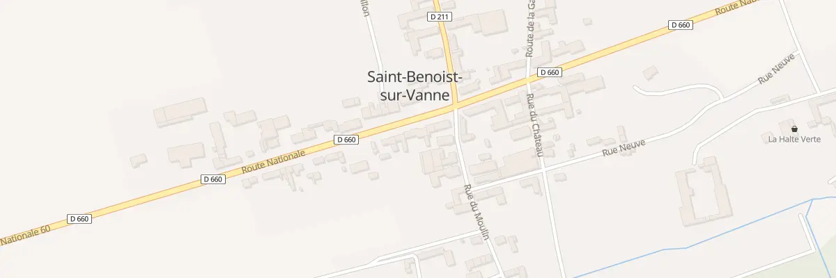 Plan du 15 Rte Nationale à Saint-Benoist-sur-Vanne