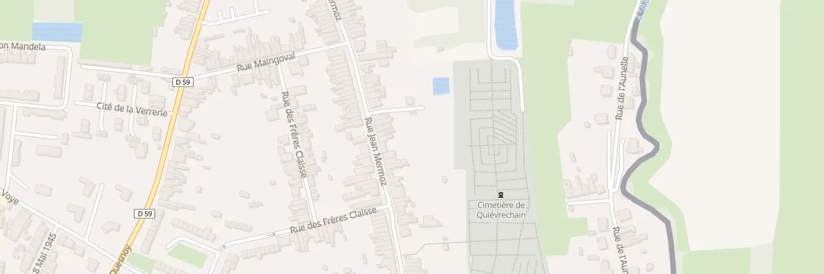 Plan du 67 Rue Jean Mermoz à Quiévrechain