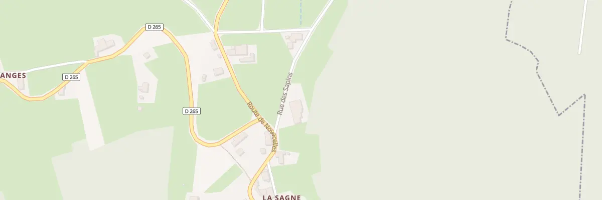 Plan du 2 Rue des Sapins La Sagne à Saint-Sauveur-la-Sagne