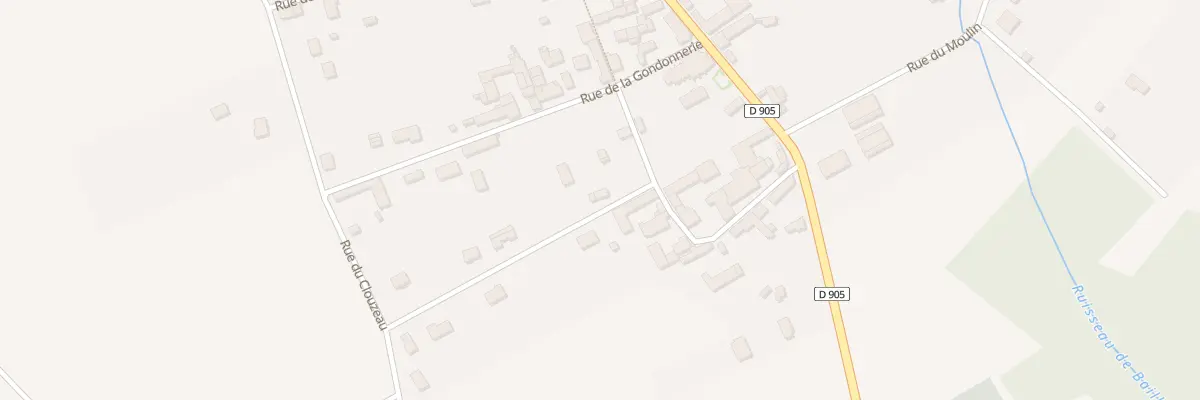 Plan du 151 Le Village à Champlost
