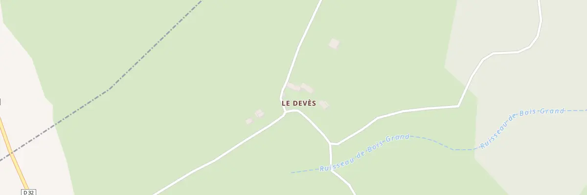 Plan du 7 Le Devez à Saint-Vénérand