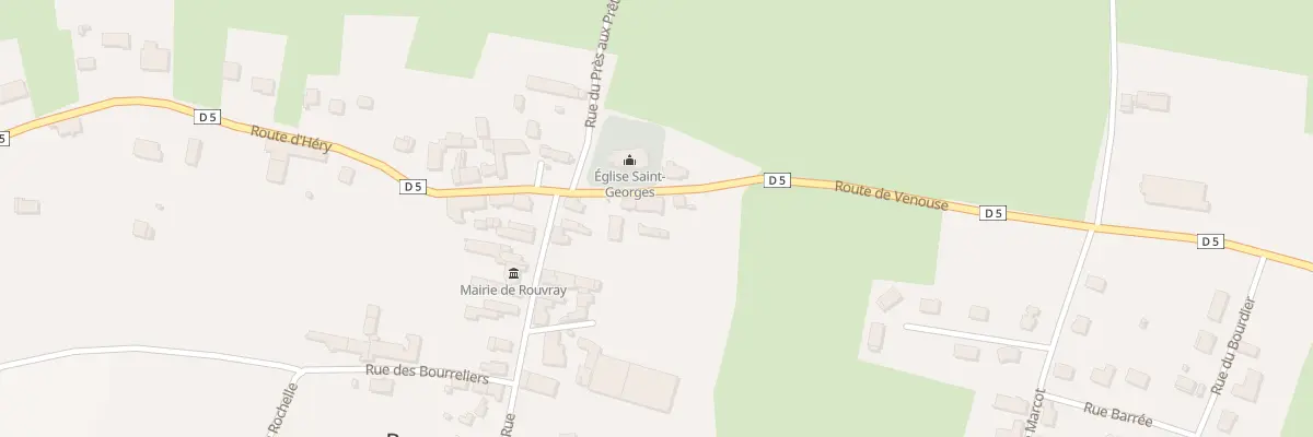 Plan du 4 Rte de Venouse à Rouvray