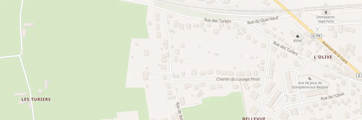 Plan du 121 Rue de Bellevue à Dompierre-sur-Besbre