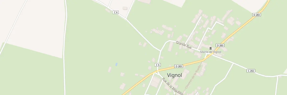 Plan du 4 Rte de Teigny à Vignol