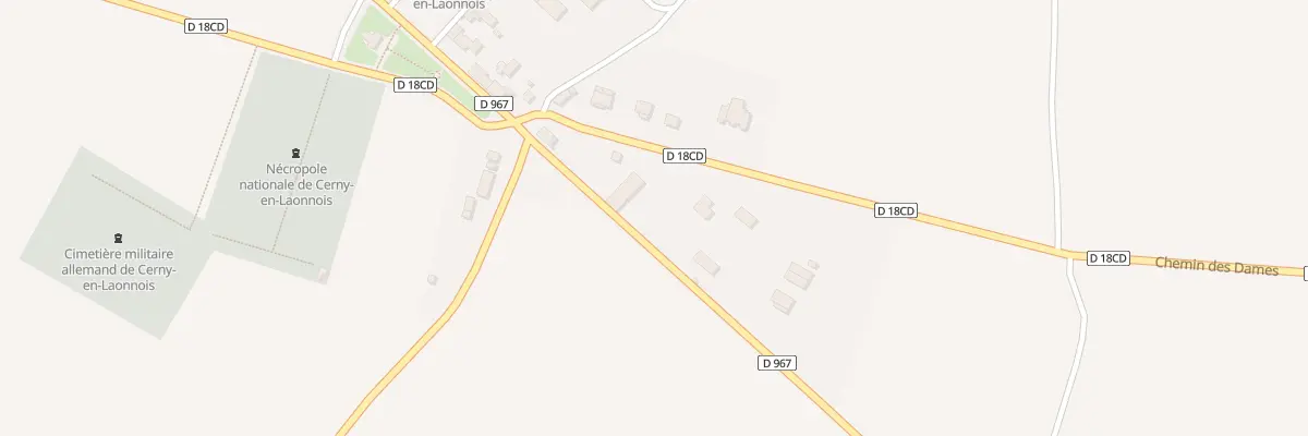Plan du 11 Gr Grande Rue à Cerny-en-Laonnois