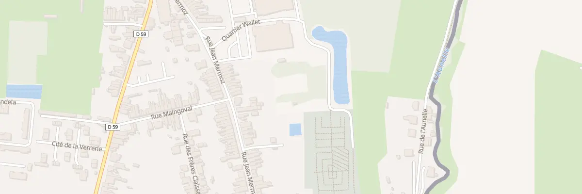Plan du 95 Rue Jean Mermoz à Quiévrechain