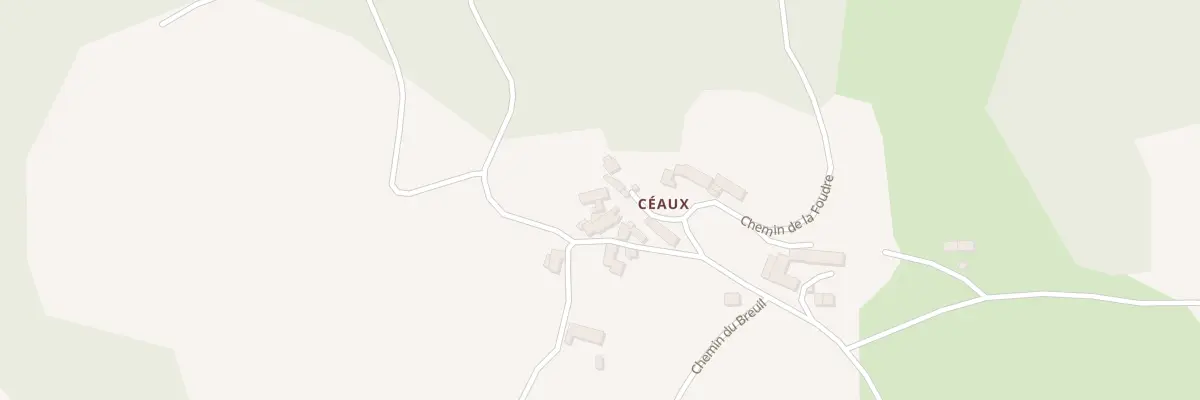 Plan du 5330 Ceaux à Saint-Privat-d’Allier