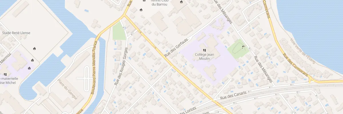 Plan du 18 Rue des Fauvettes à Sète