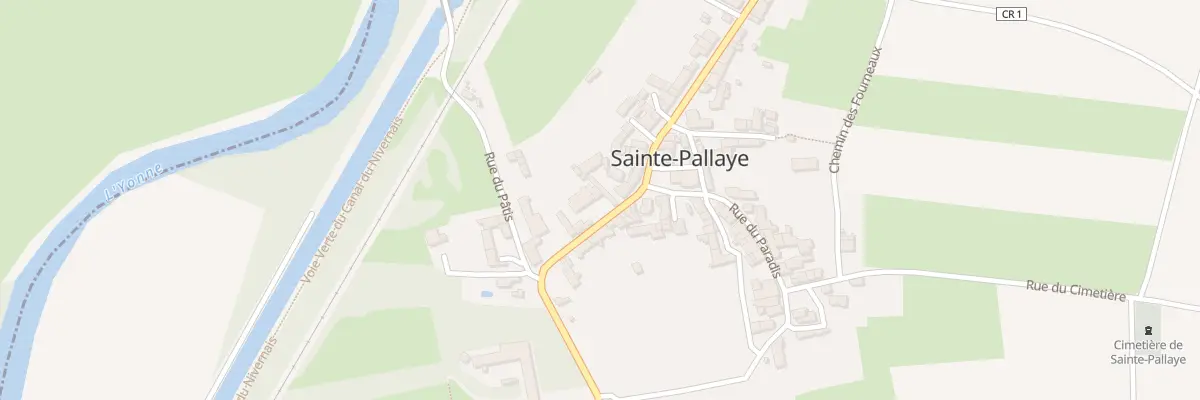 Plan du 13 Grande Rue à Sainte-Pallaye