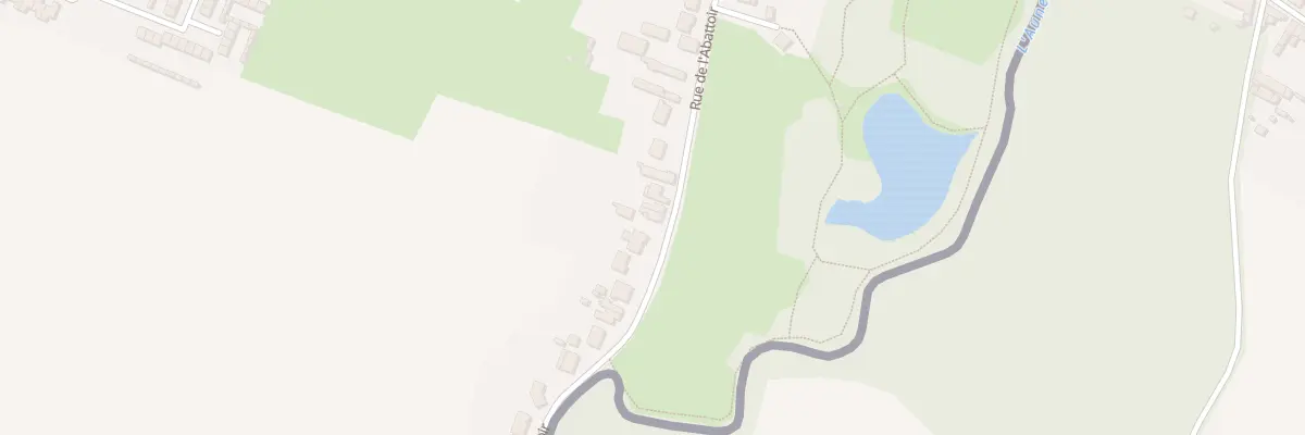 Plan du 83 Rue de l’Abattoir à Quiévrechain
