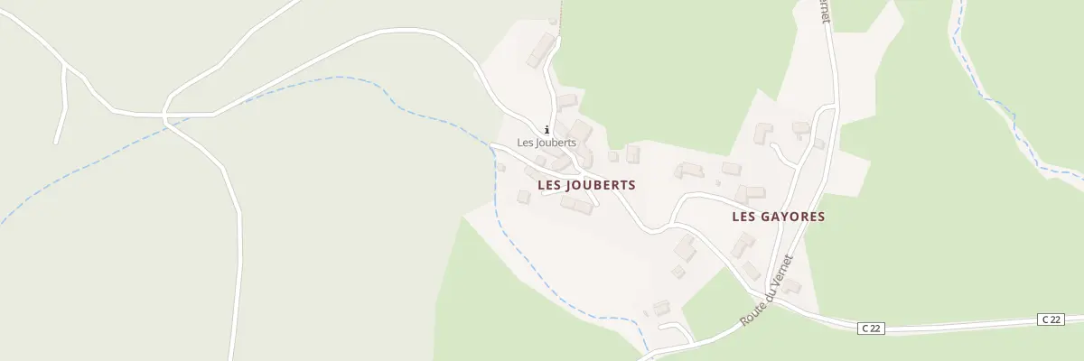 Plan du 5551 Les Jouberts à Marsac-en-Livradois