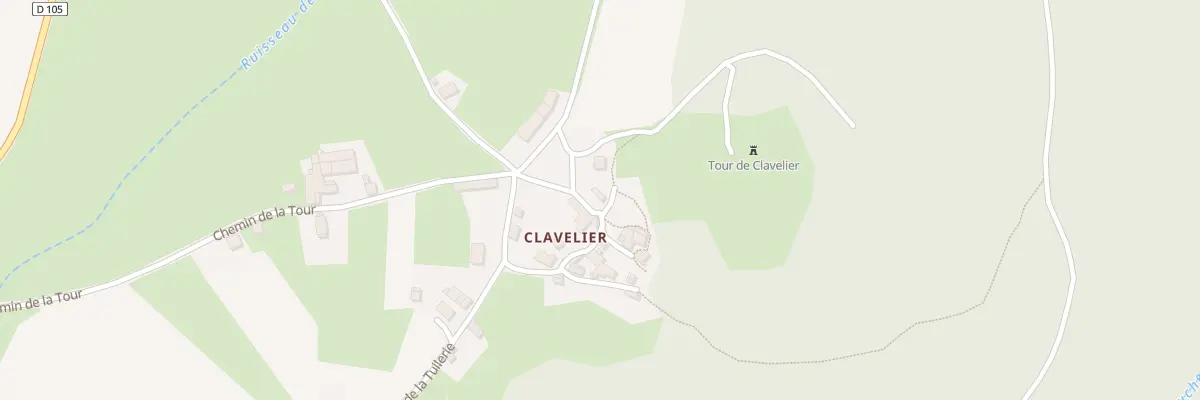 Plan du 5128 Clavelier à Saint-Sauveur-la-Sagne