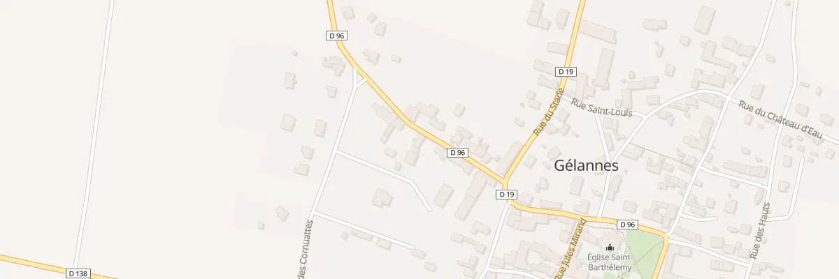 Plan du 9 Rue du Muzat à Gélannes