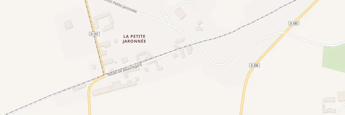 Plan du 8 Chem de Beauregard (Pte Jarone) à Bœurs-en-Othe