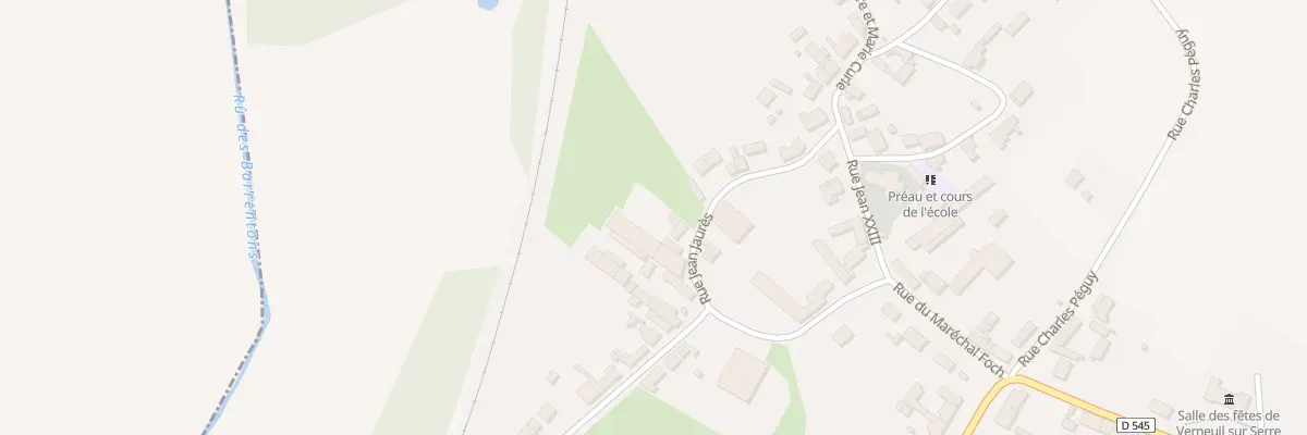 Plan du 18 Rue Jean Jaurès à Verneuil-sur-Serre