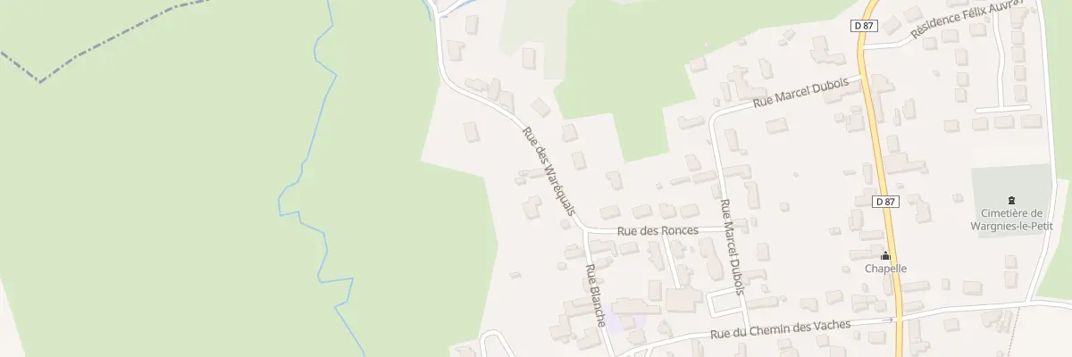 Plan du 3 Rue des Waréquais à Wargnies-le-Petit