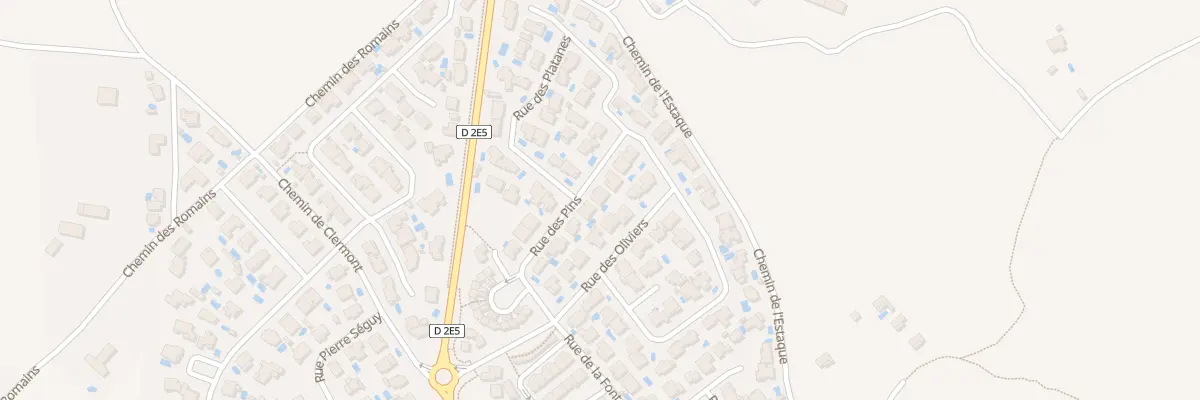 Plan du 10 Rue des Pins à Poussan
