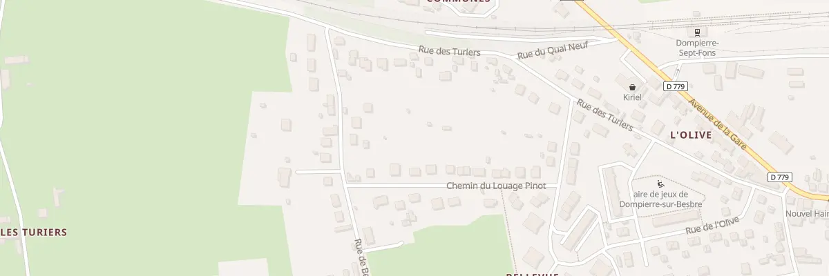 Plan du 270 Che du Louage Pinot à Dompierre-sur-Besbre
