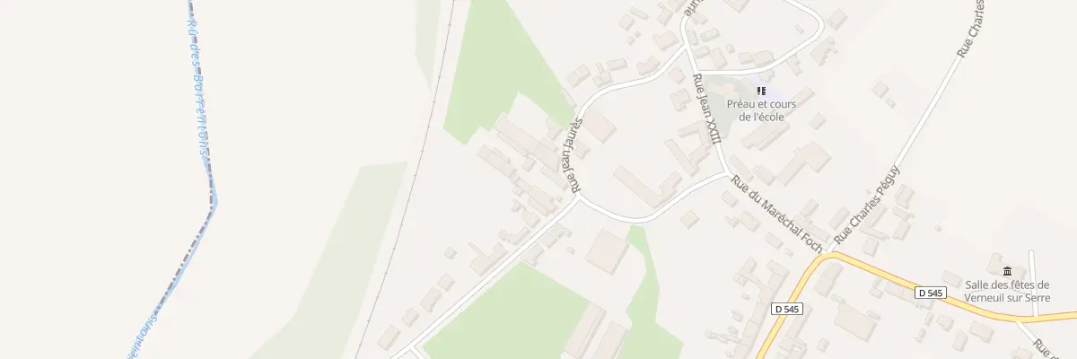 Plan du 20 Rue Jean Jaurès à Verneuil-sur-Serre