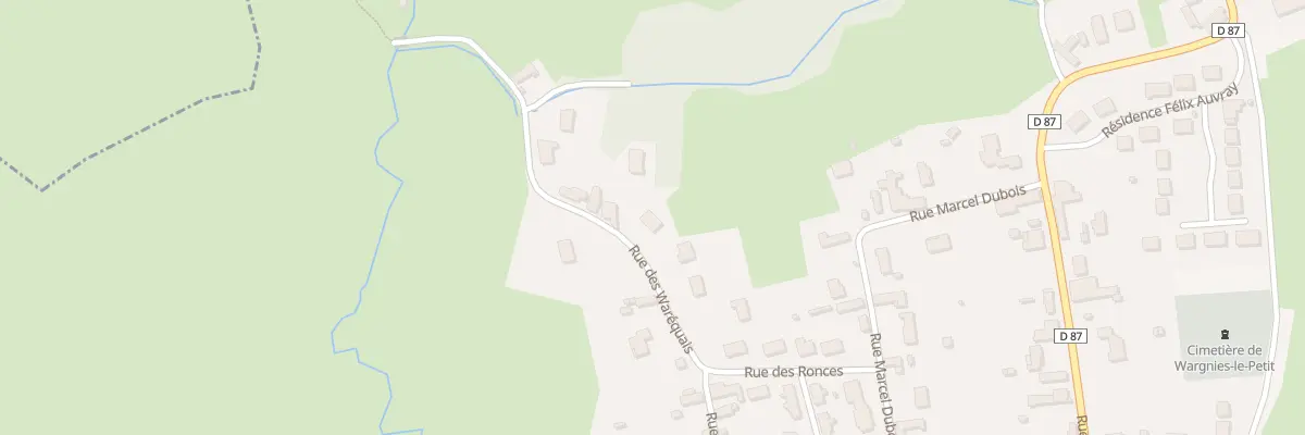 Plan du 8 Rue des Waréquais à Wargnies-le-Petit