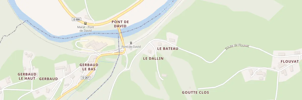 Plan du 5329 Le Dallin à Bertignat
