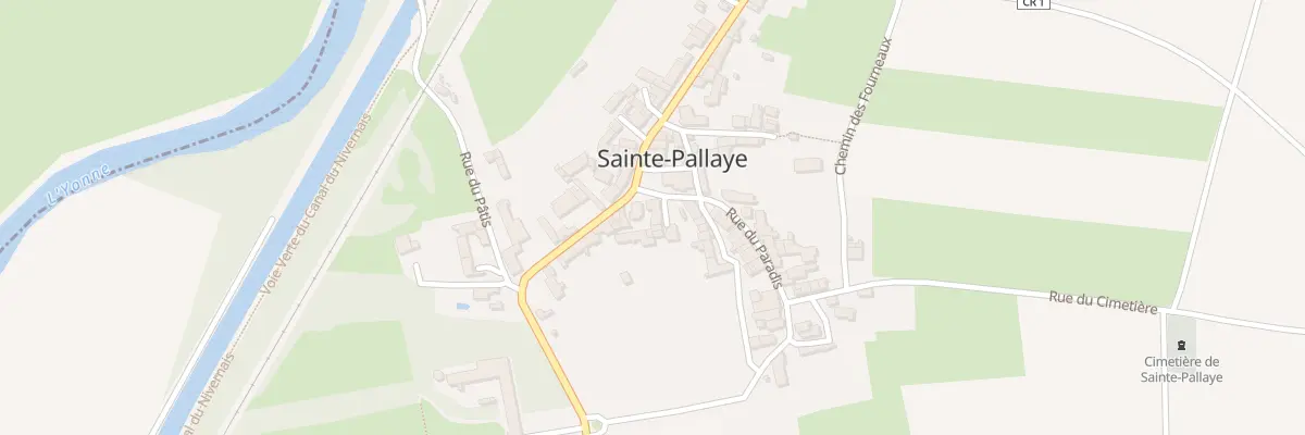 Plan du 6 Rue du Paradis à Sainte-Pallaye