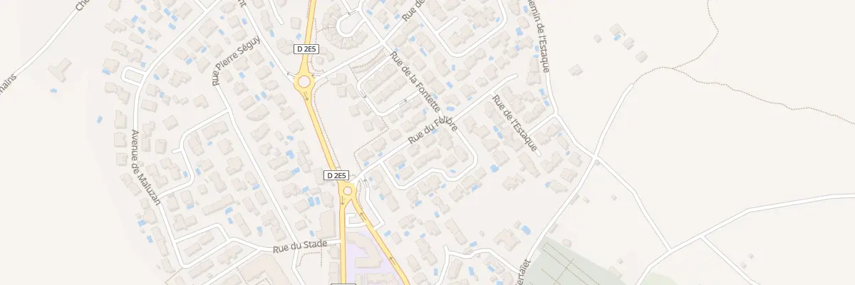 Plan du 28 Rue du Félibre à Poussan