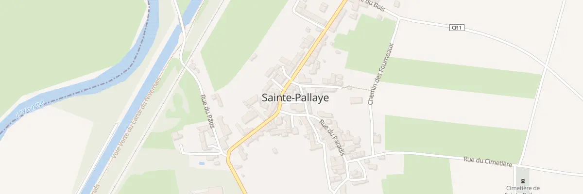 Plan du 14 Grande Rue à Sainte-Pallaye