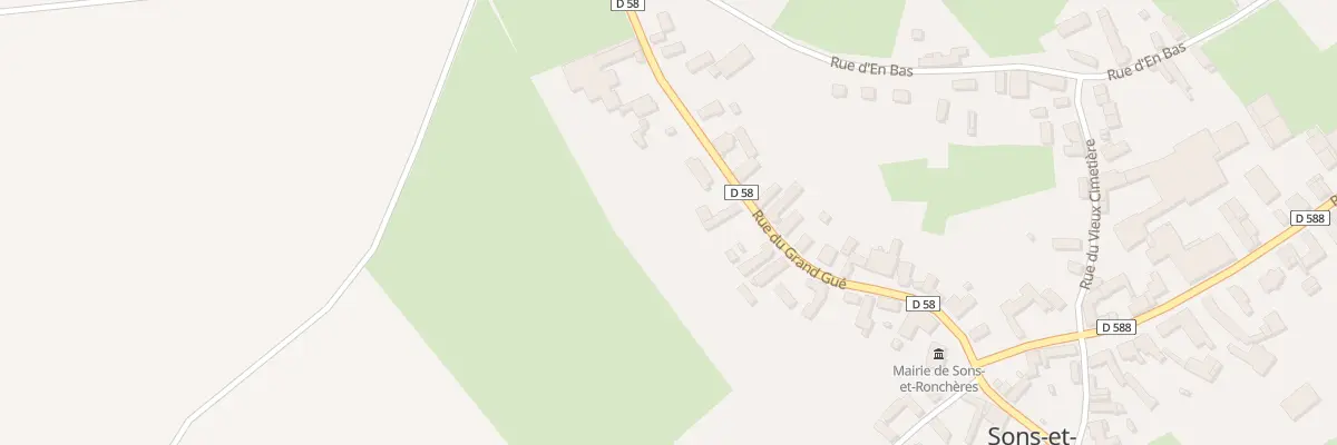 Plan du 17 Rue du Grand Gué à Sons-et-Ronchères