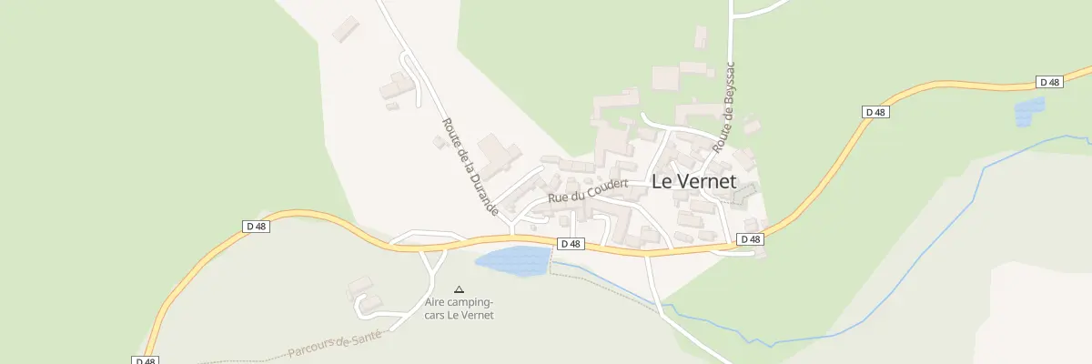 Plan du 5 Rue du Coudert au Vernet
