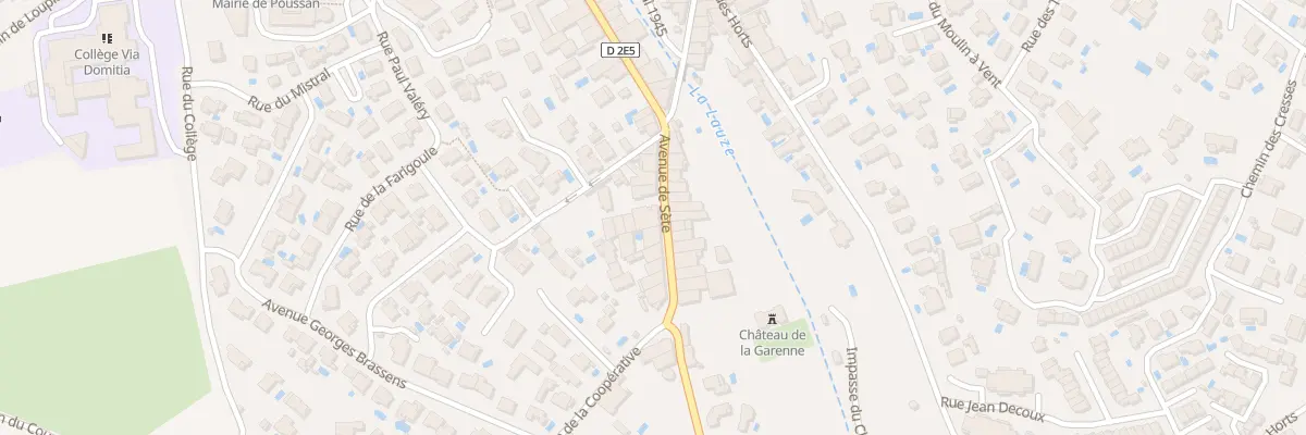 Plan du 10 Av de Sète à Poussan