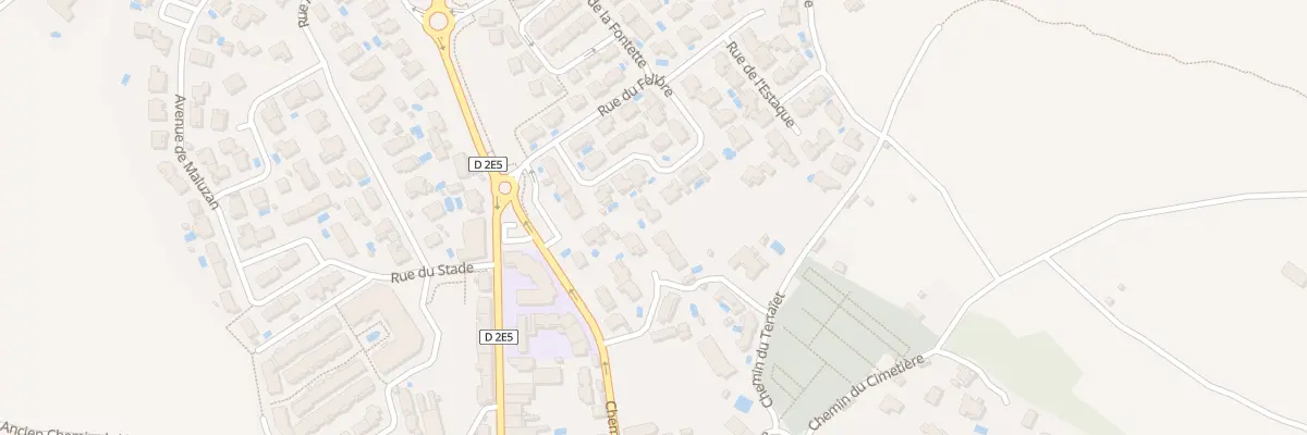 Plan du 6C Rue du Félibre à Poussan