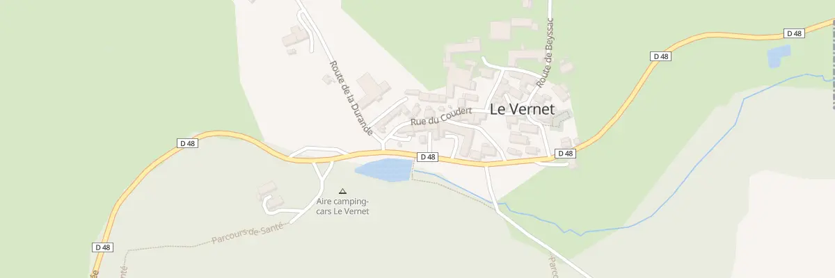 Plan du 5008 Le Bourg au Vernet