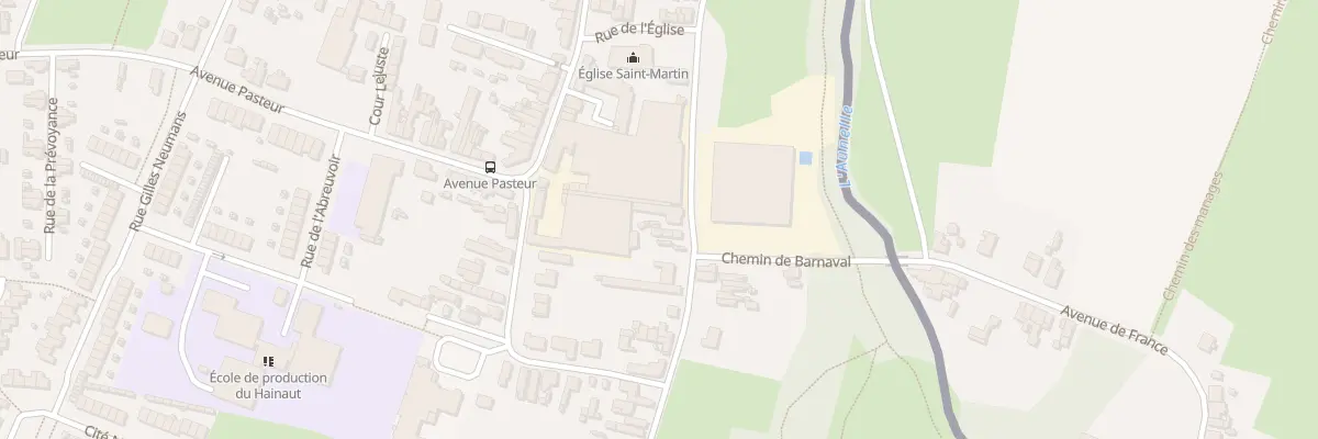 Plan du 19 Rue de l’Abattoir à Quiévrechain