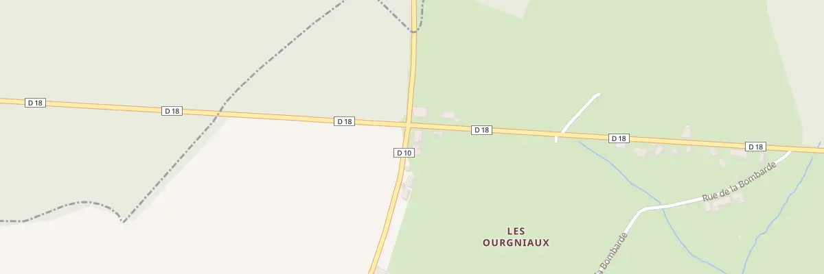 Plan du 3 Les Ourgniaux à Montigny-sur-Canne