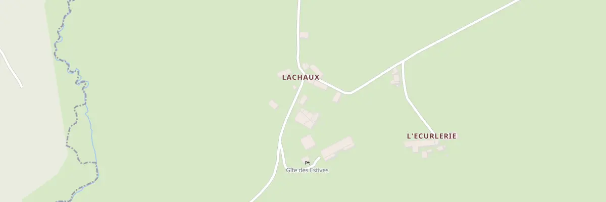 Plan du 5464 La Chaux à La Chaise-Dieu