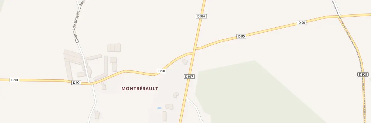Plan du 249 Le Chateau à Bruyères-et-Montbérault