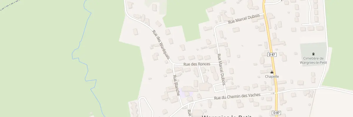 Plan du 16 Rue aux Ronces à Wargnies-le-Petit