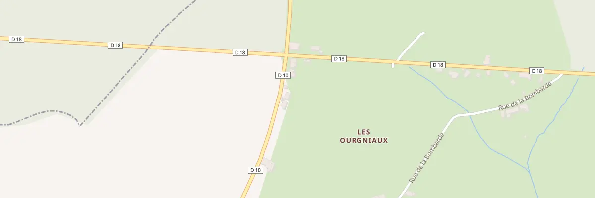 Plan du 5 Les Ourgniaux à Montigny-sur-Canne
