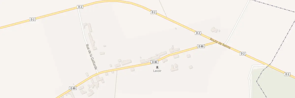 Plan du 7 Rue de la Motte Herlin à Goussancourt