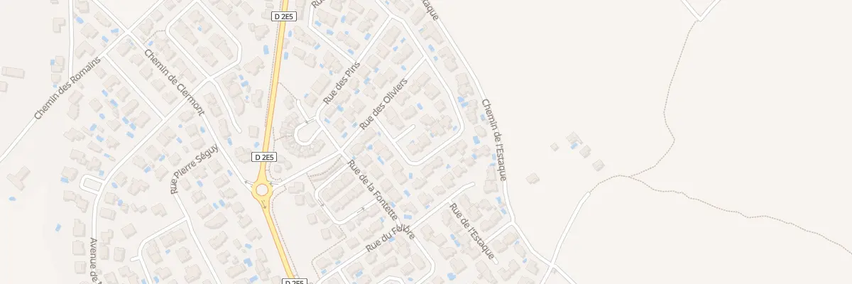 Plan du 9 Rue des Cyprès à Poussan