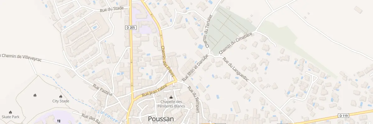 Plan du 4 Pl du 11 Novembre à Poussan