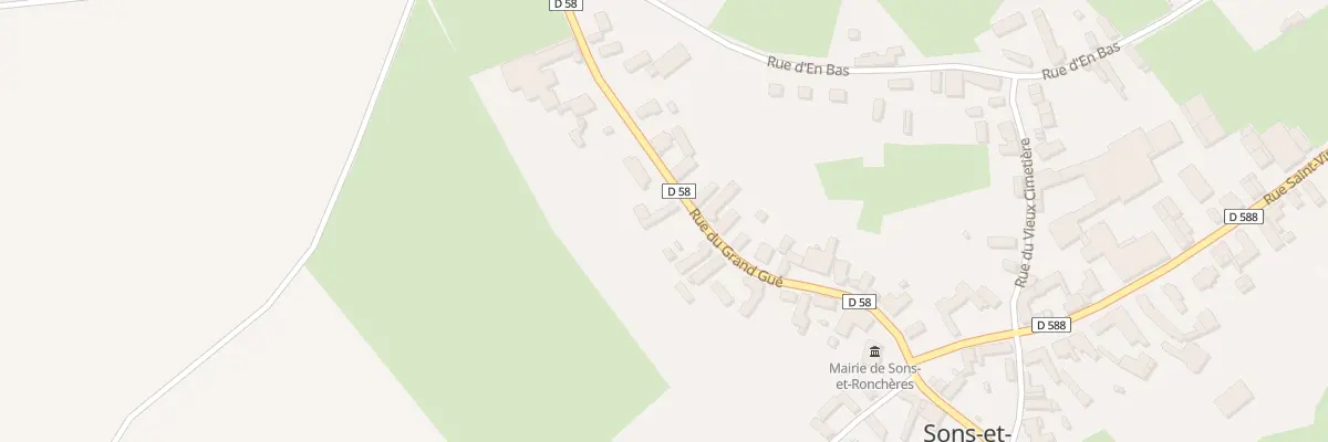 Plan du 17B Rue du Grand Gué à Sons-et-Ronchères