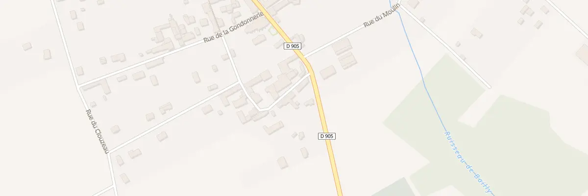 Plan du 160 Le Village à Champlost