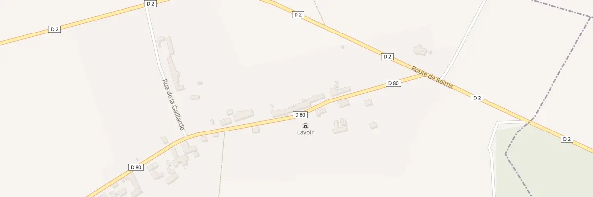 Plan du 9 Rue de la Motte Herlin à Goussancourt