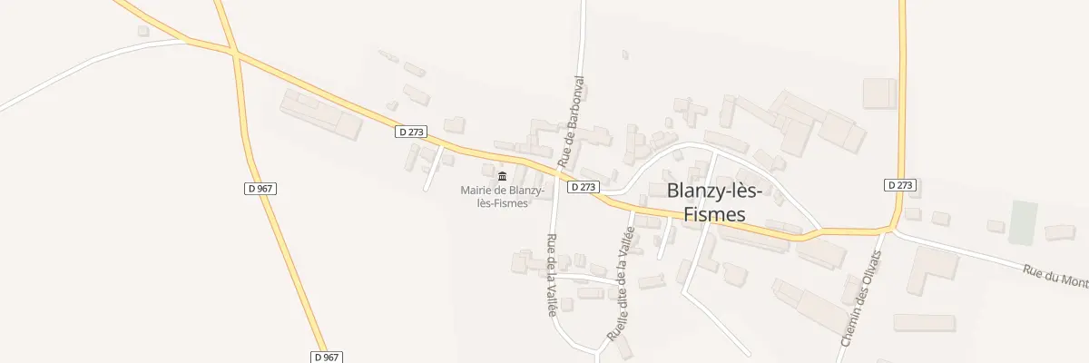 Plan du 10 Rue Jacques Delfosse à Blanzy-lès-Fismes