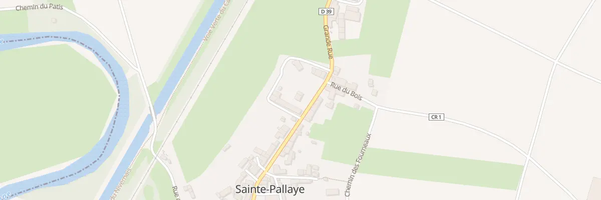 Plan du 41 Grande Rue à Sainte-Pallaye