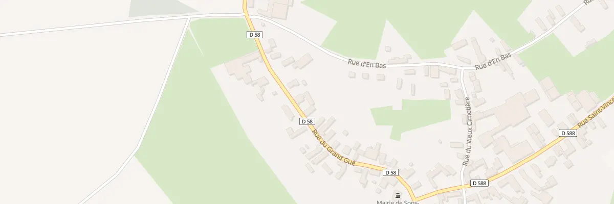 Plan du 22 Rue du Grand Gué à Sons-et-Ronchères